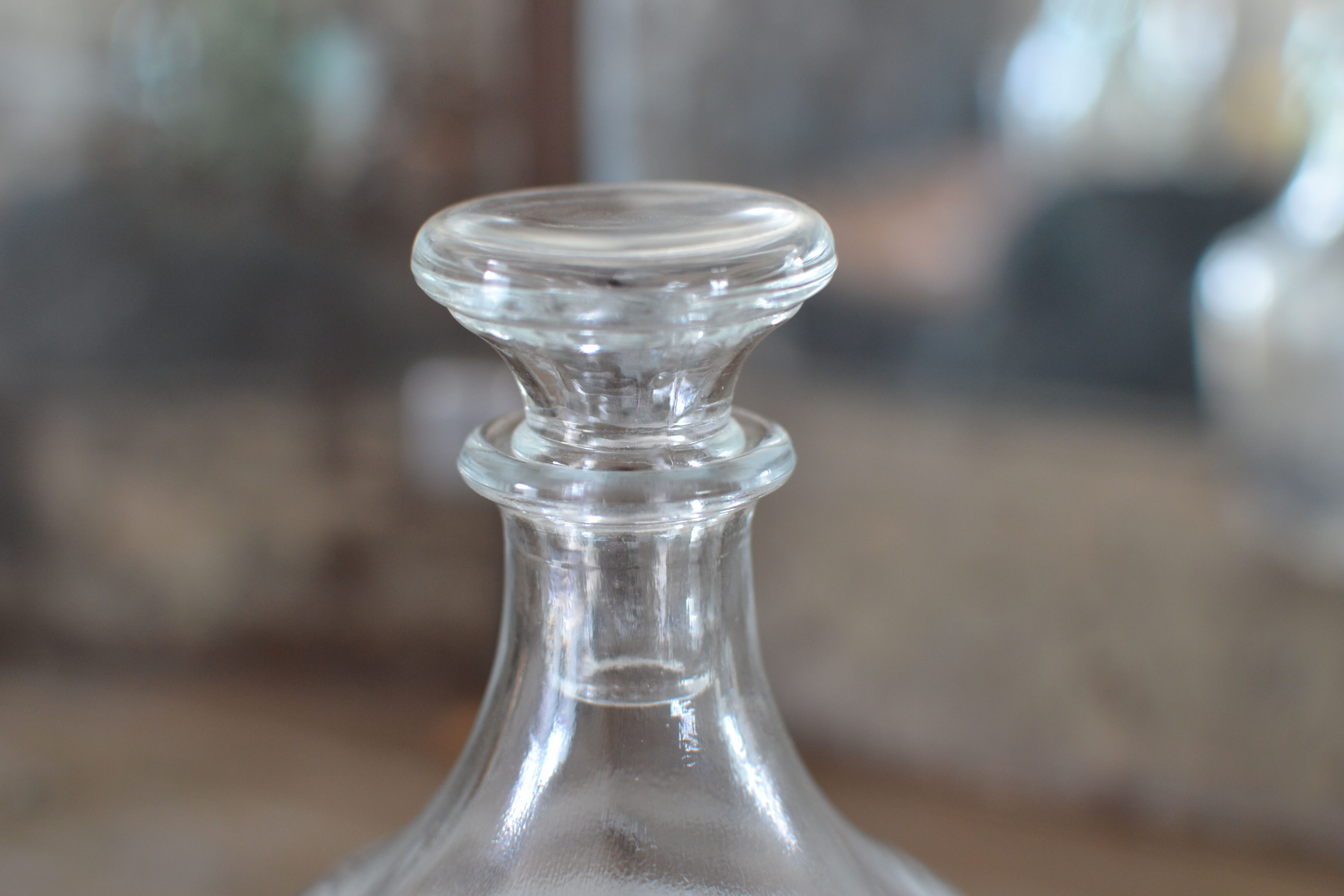 Carafe style toile de Jouy