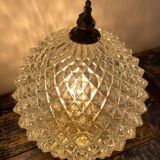 Table lamp diamond tip globe
