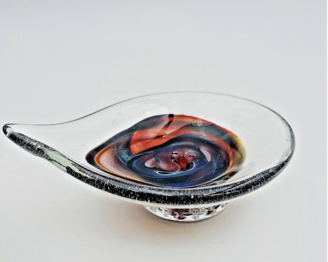 Vide-poche en verre soufflé