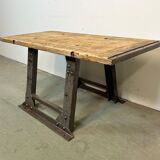 Table basse rivetée industrielle, années 1960