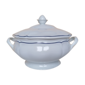 Soup limoges porcelain old great fire