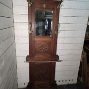 Antique coat rack in solid oak