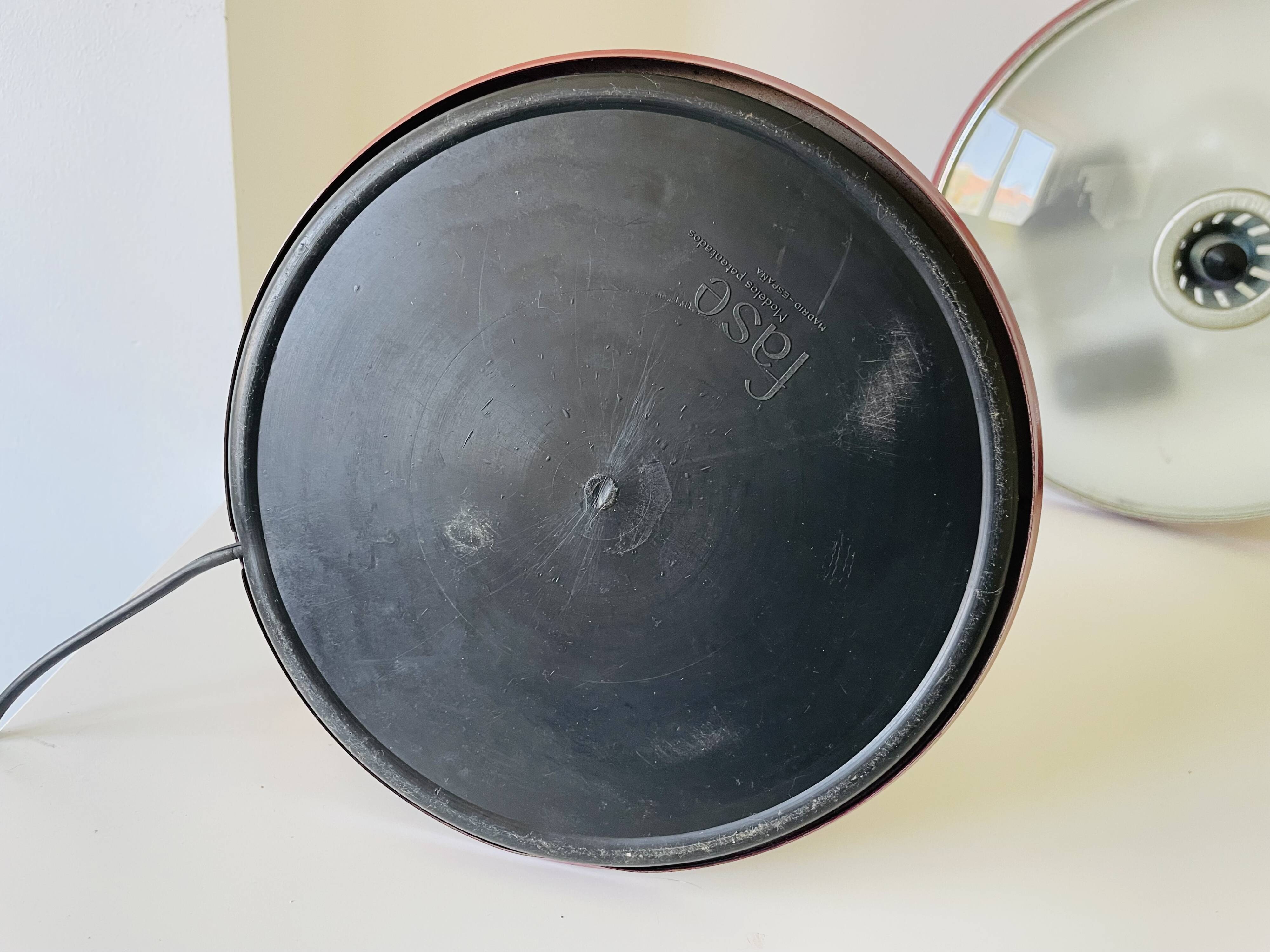 Red desk lamp Boomerang 2000 by Fase