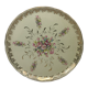 Round dish floral decoration made in france porcelain Limoges