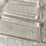 Glass knife holders from the 1950s