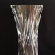 Vase rouleau en cristal taillé Val Saint Lambert