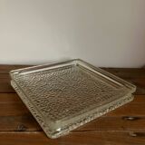 Thick glass storage tray