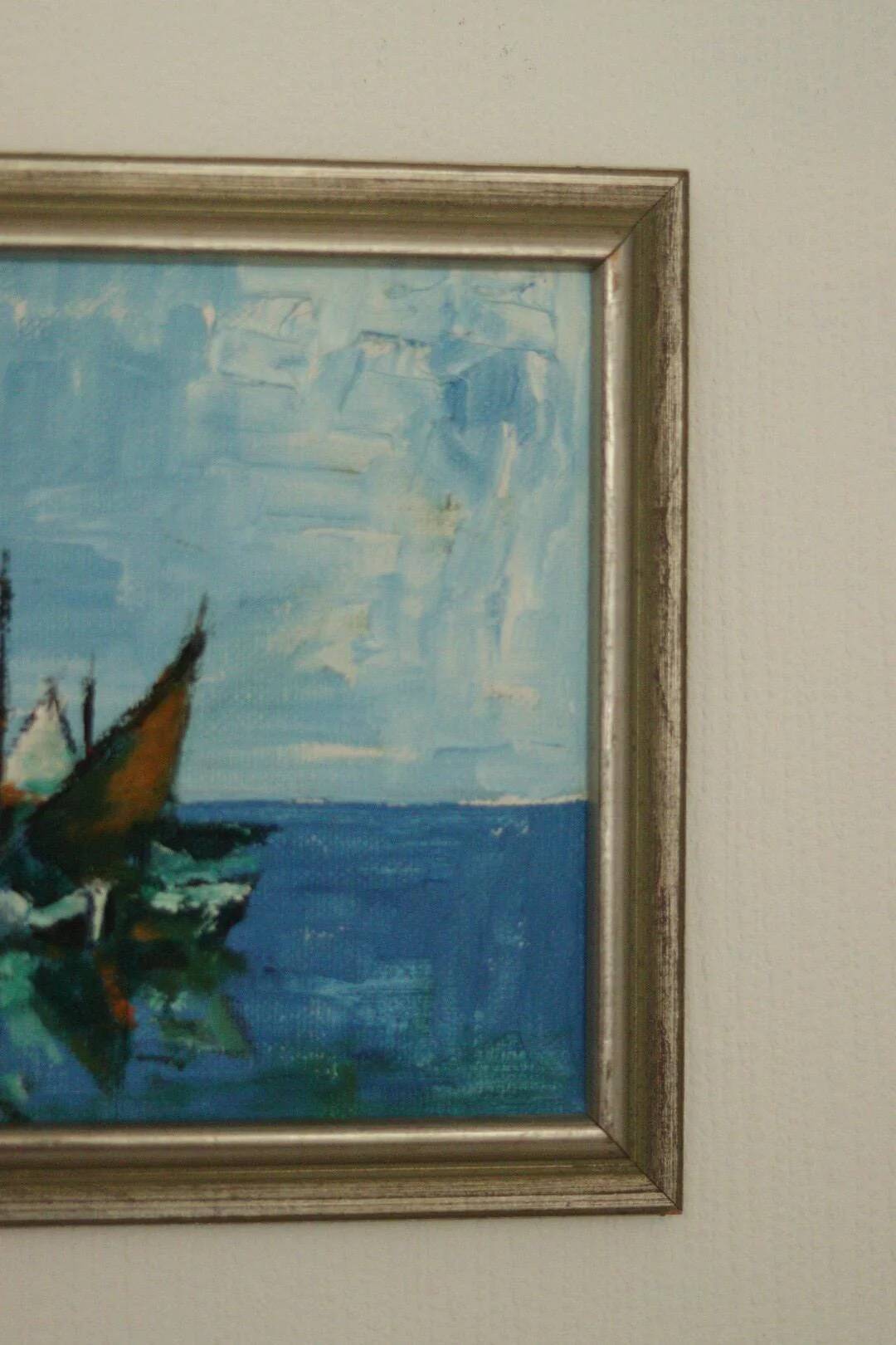 « Bateaux en mer » de Carl Carlsson