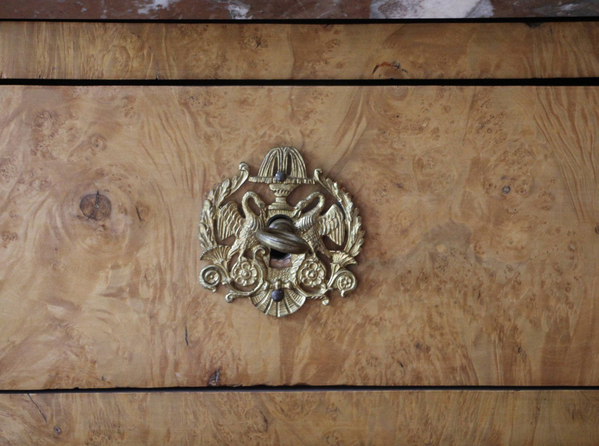 Bureau à cylindre époque Charles X