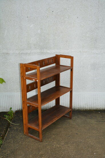 Folding shelf, bookseller's library