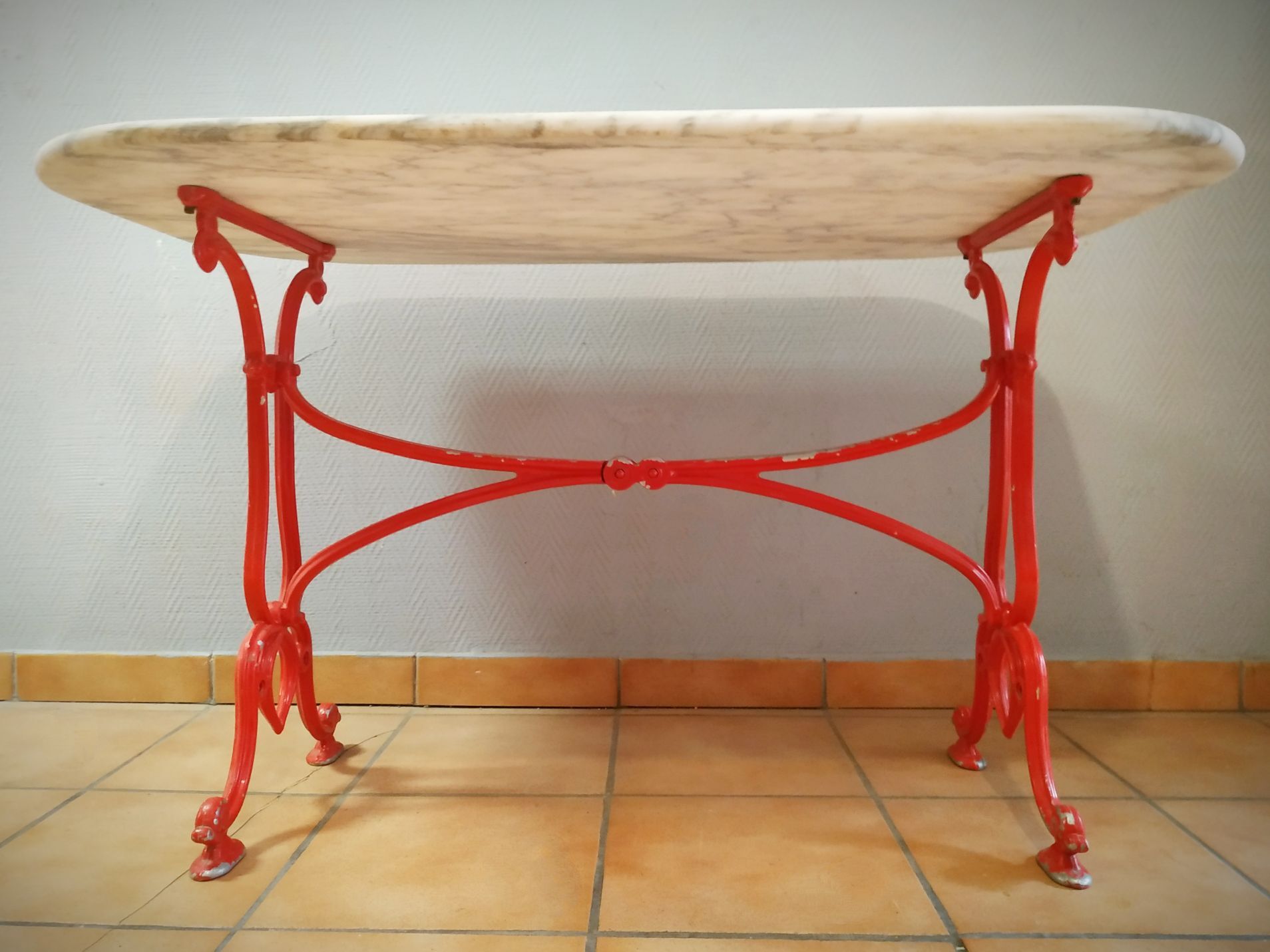 Marble bistro table