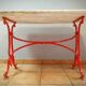Table bistrot en marbre