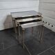 Vintage brass nesting table from the 60s