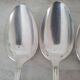 Large silver-plated metal spoon (silver hallmark) Louis XV style