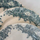 Iron Earth Plate Badonviller Marine • Romantic blue decor • Plate