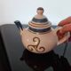 "triskell" coffee pot faiencerie de gourin