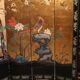 4-leaf screen lace-up decoration Far East Japan type Coromandel