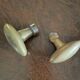 Antique brass door handles
