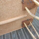 Vintage rattan table