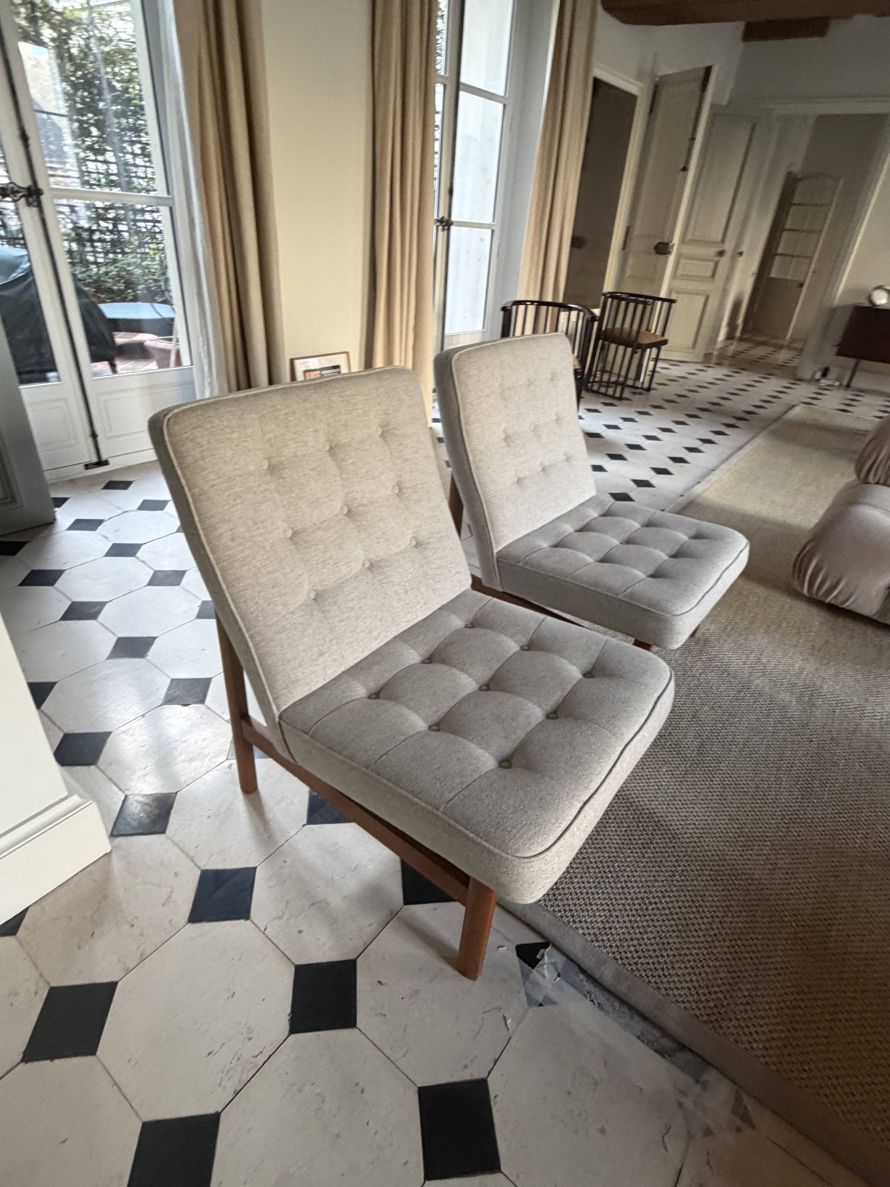 Pair of vintage Scandinavian armchairs – circa 1960