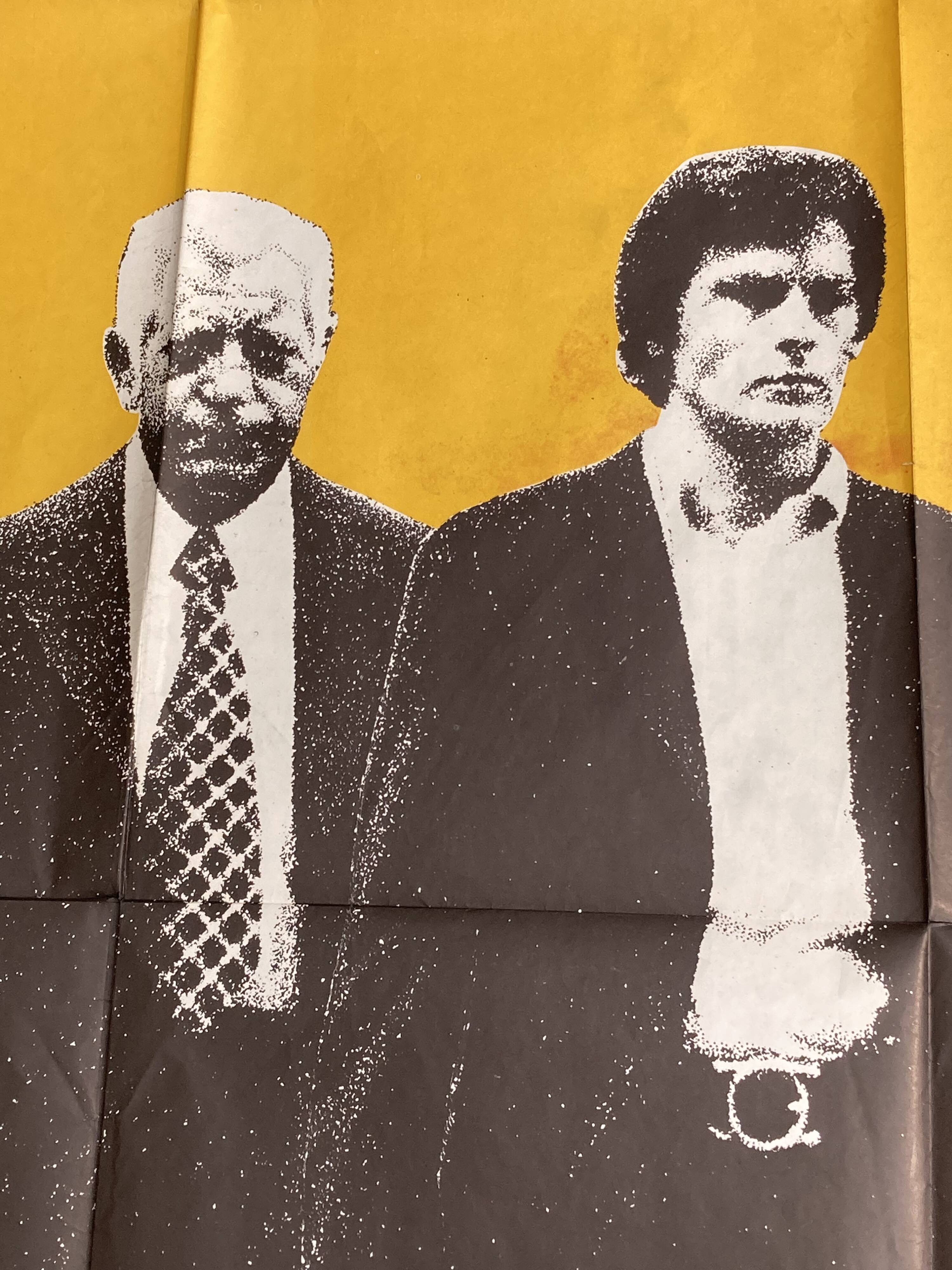 Original movie poster Two Men in the City Alain Delon Jean Gabin