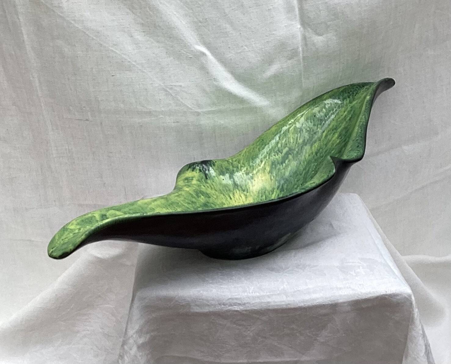 Ceramic catchall signed dimensions: height - 16 cm - width - 51 cm -