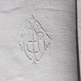 Tablecloth monogramee