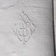 Tablecloth monogramee