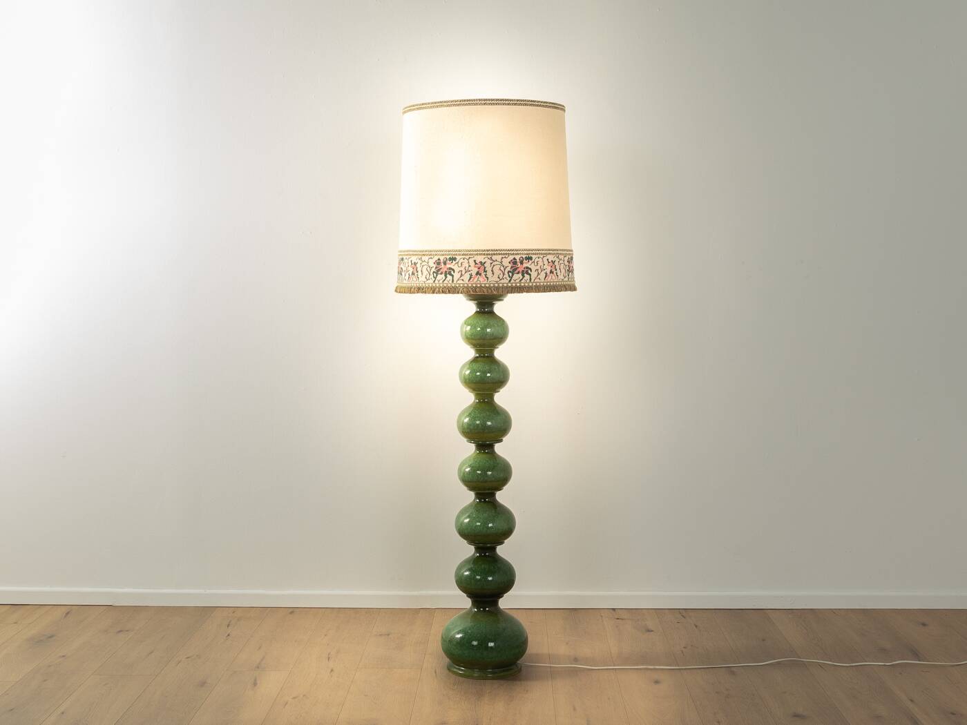 Extraordinary ceramic floor lamp, Kaiser Leuchten