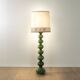 Extraordinary ceramic floor lamp, Kaiser Leuchten