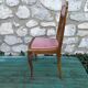 Art-nouveau marquetry chair 1900