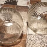 Pair of crystal decanters
