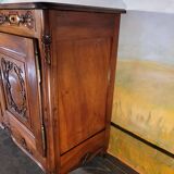 Art deco sideboard in solid walnut