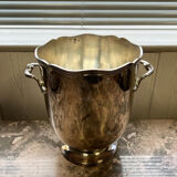 Two silver metal ice buckets hallmarked around 1900