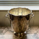 Two silver metal ice buckets hallmarked around 1900