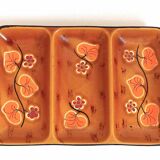 Poët Laval ceramic compartment dish 1960s