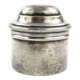 Eclectic pill box, silver-plated brass, Poland, 19th century