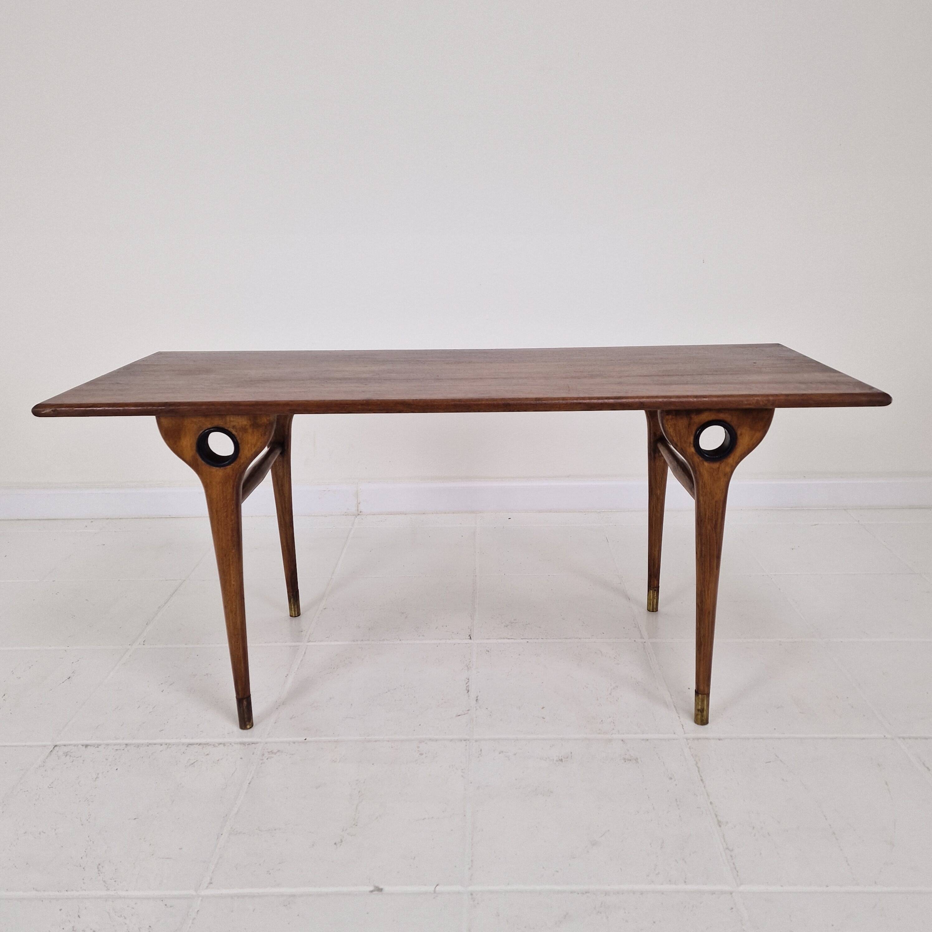 Table basse ou d'appoint rectangulaire italienne des années 1960