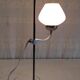 Articulated table lamp in chrome brass and opaline - mid 20th century.