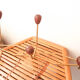 Vintage metal and wood coat rack year 50