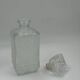 Vintage glass carafe with stopper