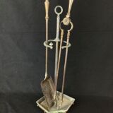 Brass fireplace servant