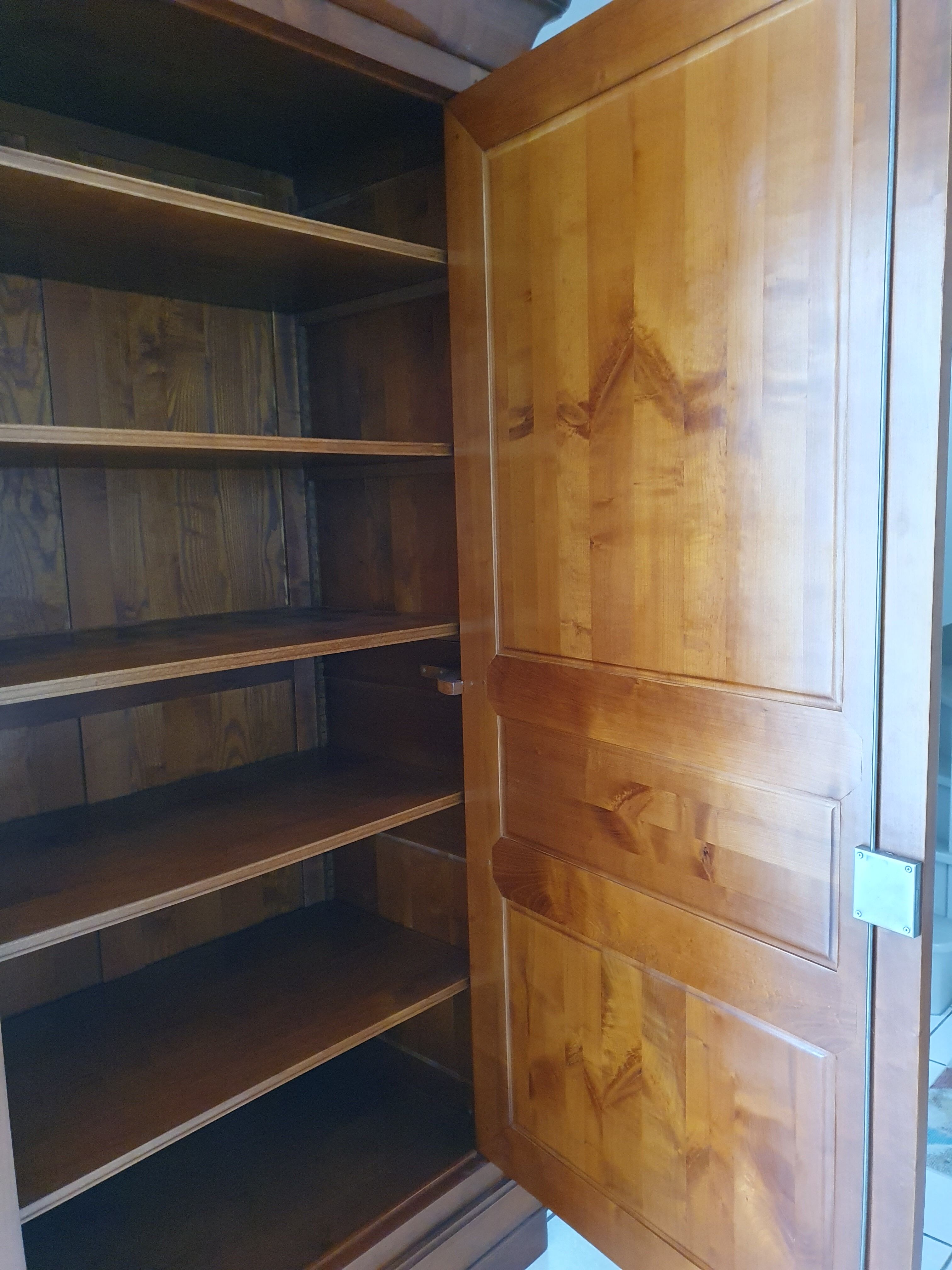 Man standing in cherry wood perfect condition like new