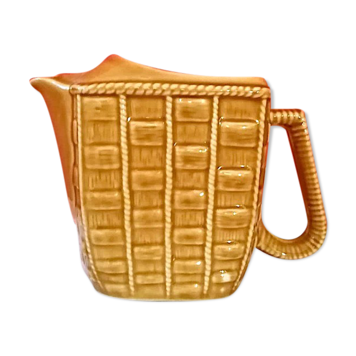 Aperitif pick in dabbling basket braided 70s