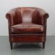 Fauteuil en cuir vintage, Tchécoslovaquie