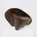 Studio Pottery Free Form Ceramic Glazed Vase 1960s