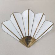 Vintage 1970s Art Deco wall light