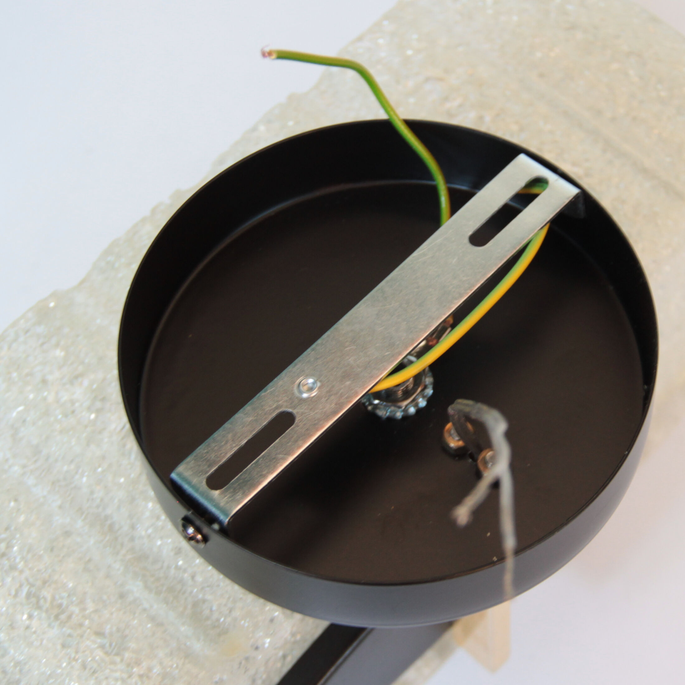 Wall lamp in perspex 60/70 rectangular old vintage decoration