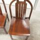Lot of 4 chairs Baumann model "Argos"
