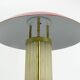 Art deco mushroom lamp made of glass, restored